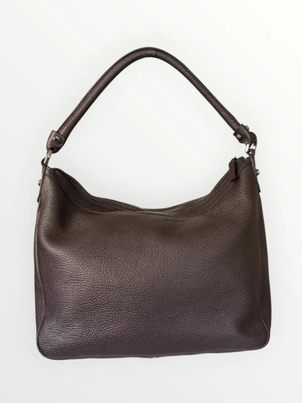 Gucci Abbey D-Ring Brown Leather Hobo Bag Vintage
